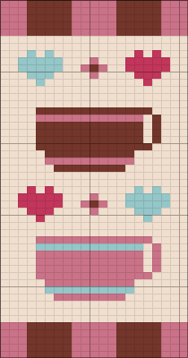 Tea Cup Scarf